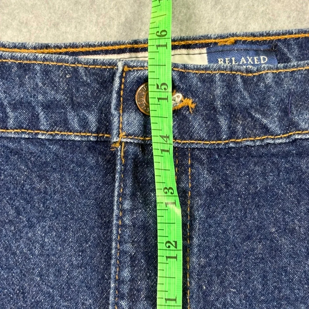 Vintage Levis 540 Relaxed Fit Jeans Mens 48x32 Made in USA Orange Tab Dark Wash